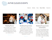 Tablet Screenshot of inthecloudsevents.com